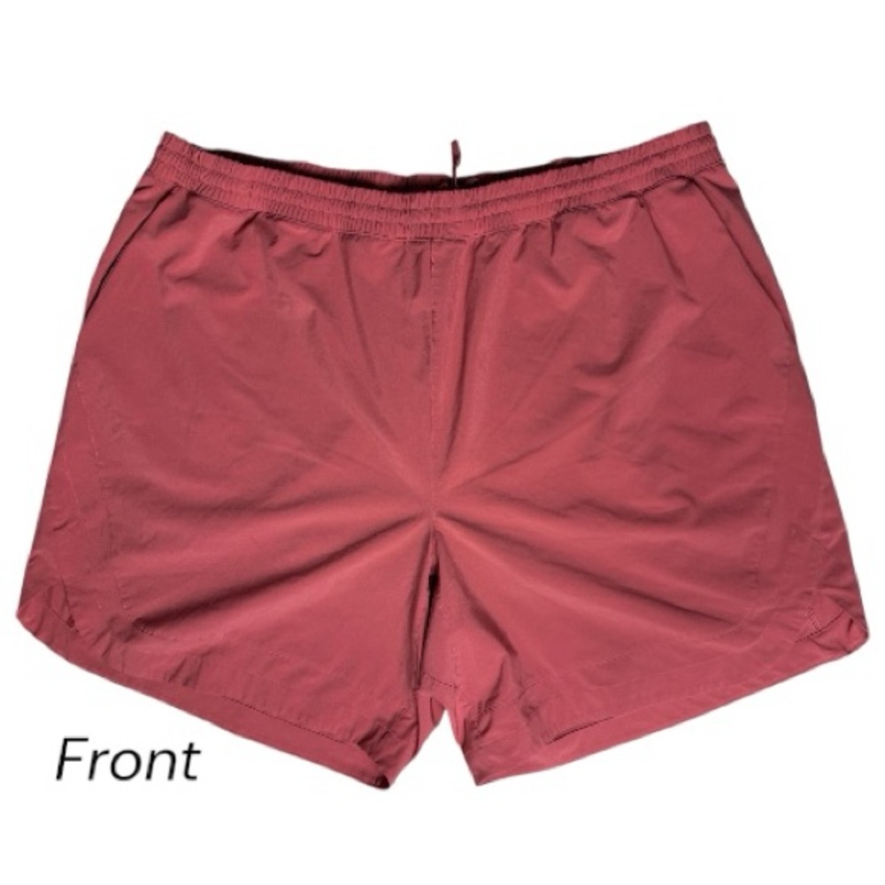 Peloton Men’s Velocity Athletic Shorts Salmon  XXL Lined Quick Dry Workout EUC